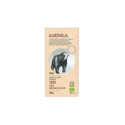 Eathica 100% Peruvian Chocolate, 100g, Organic